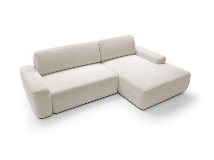 Narożnik OLMI M prawostronny Raven 24 beżowy piaskowy styl soft