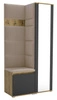 Dąb Artisan / Czarny \ Beżowy (Trinity 04)