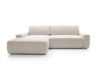 Narożnik OLMI M lewostronny Raven 24 beżowy piaskowy styl soft