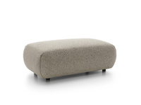 Pufa do narożnika VERNIO Puente 16 Zimny Beż Greige plecionka z bawełną