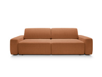 Sofa OLMI Raven 44 Miedziana Ruda do salonu nowoczesna