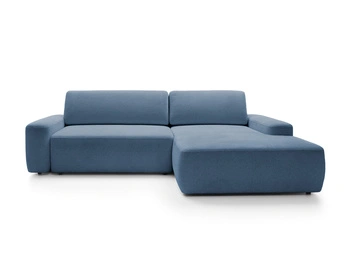 Narożnik OLMI M prawostronny Raven 86 granatowy ciemny niebieski styl soft