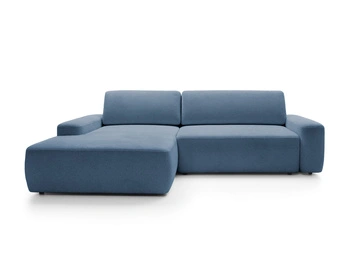 Narożnik OLMI M lewostronny Raven 86 granatowy ciemny niebieski styl soft