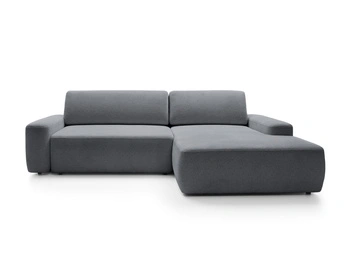 Narożnik OLMI M prawostronny Raven 18 grafitowy ciemny szary styl soft